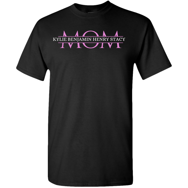 CUSTOM MOM TEE PERSONALIZED WITH KIDS' NAMES