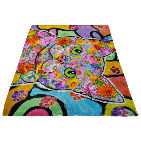 FABUOULS CAT FLEECE BLANKET