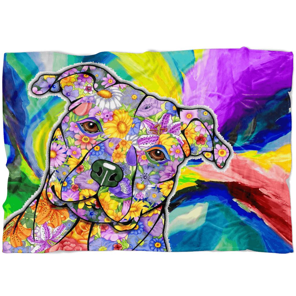 FABULOUS PIT BULL FLEECE BLANKET