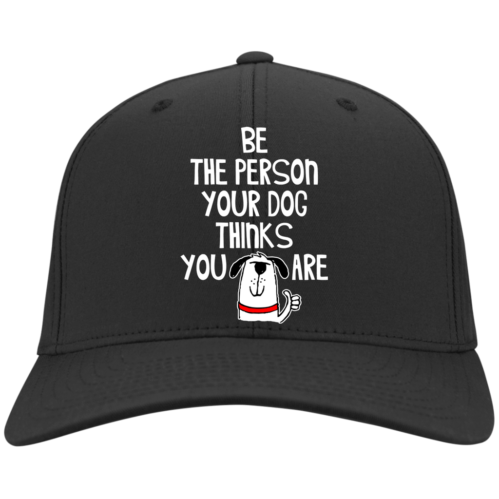 BE THE PERSON Sport-Tek Dry Zone Nylon Cap - EMBROIDERED Design