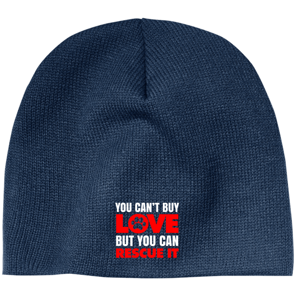 RESCUE 100% Acrylic Beanie - EMBROIDERED Design