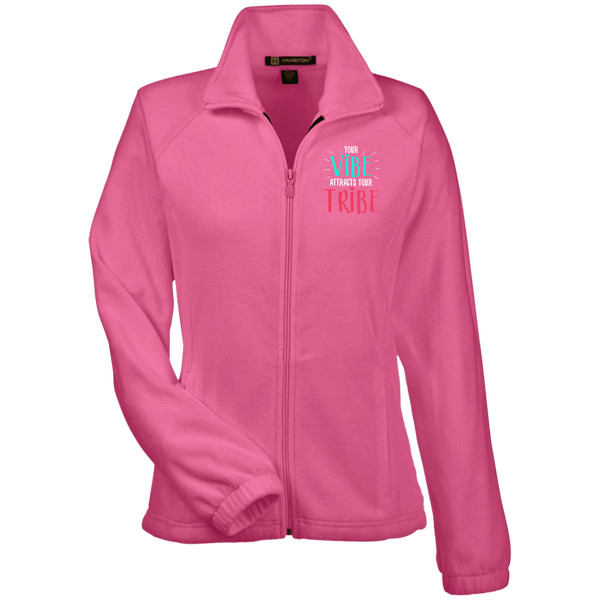 EMBROIDERED VIBE Women's Fleece Jacket - 7 Colors to Choose From