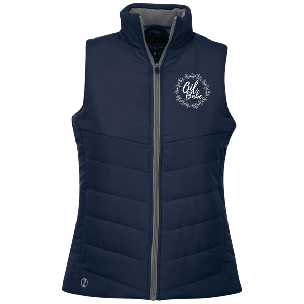 EMBROIDERED OIL BABE Holloway Ladies' Quilted Vest