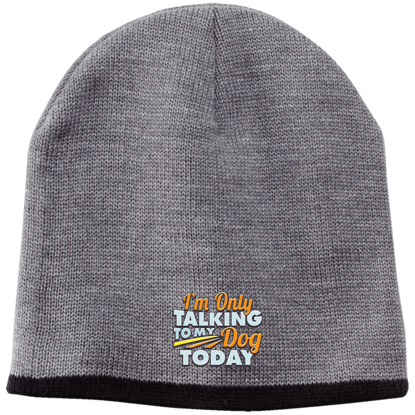 TALK TO MY DOG 100% Acrylic Beanie