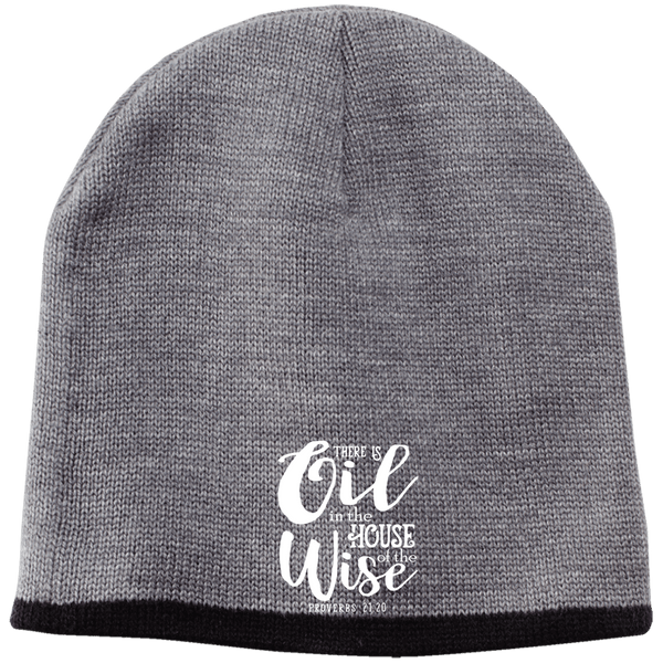 EMBROIDERED PROVERBS 100% Acrylic Beanie