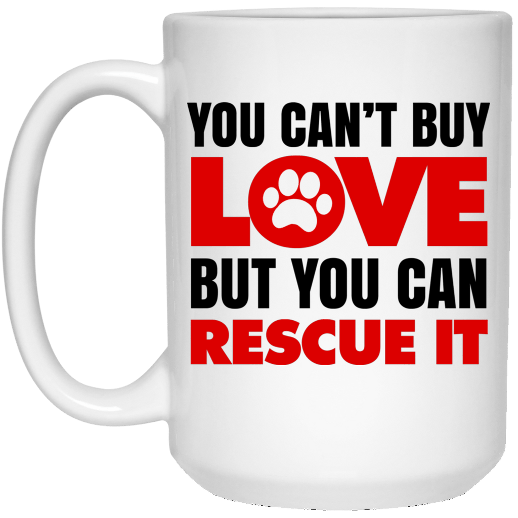 RESCUE White Mug - BIG 15 oz. size