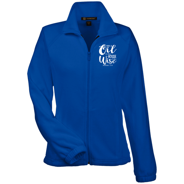 EMBROIDERED PROVERBS Women's Fleece Jacket - 7 Colors to Choose From