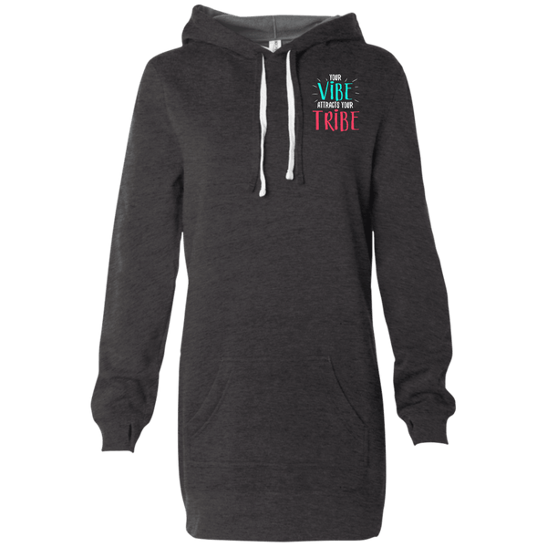 EMBROIDERED VIBE Women's Hooded Pullover Dress
