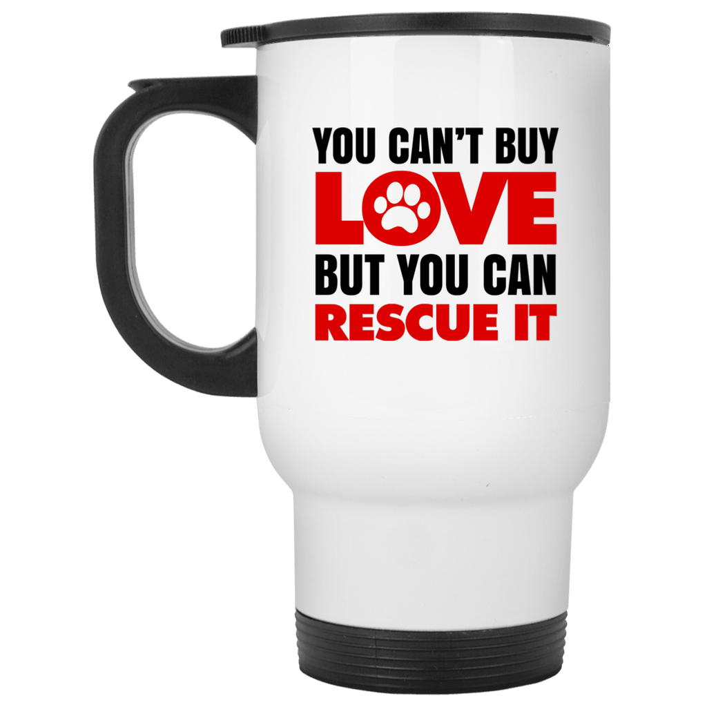 RESCUE White Travel Mug - 14 oz.