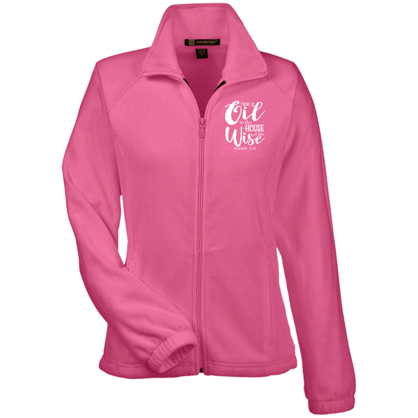 EMBROIDERED PROVERBS Women's Fleece Jacket - 7 Colors to Choose From