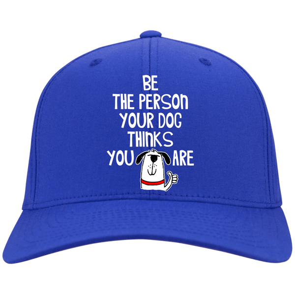 BE THE PERSON Sport-Tek Dry Zone Nylon Cap - EMBROIDERED Design
