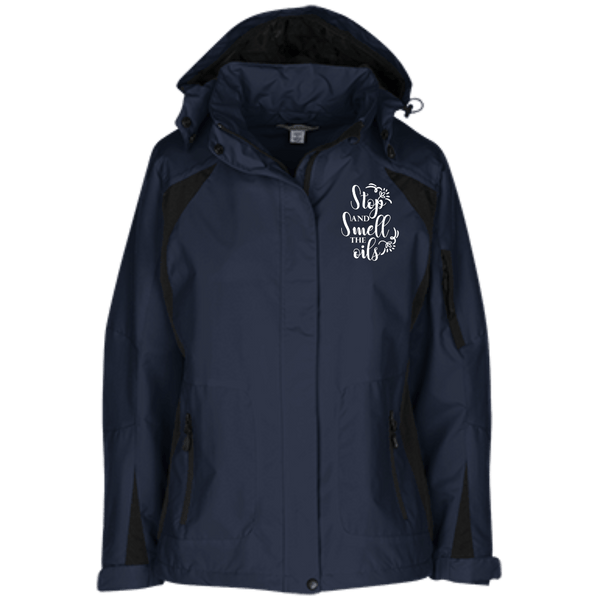 EMBROIDERED SMELL THE OILS Port Authority Ladies' Jacket - 2 Colors to Choose From
