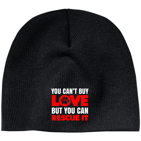 RESCUE 100% Acrylic Beanie - EMBROIDERED Design