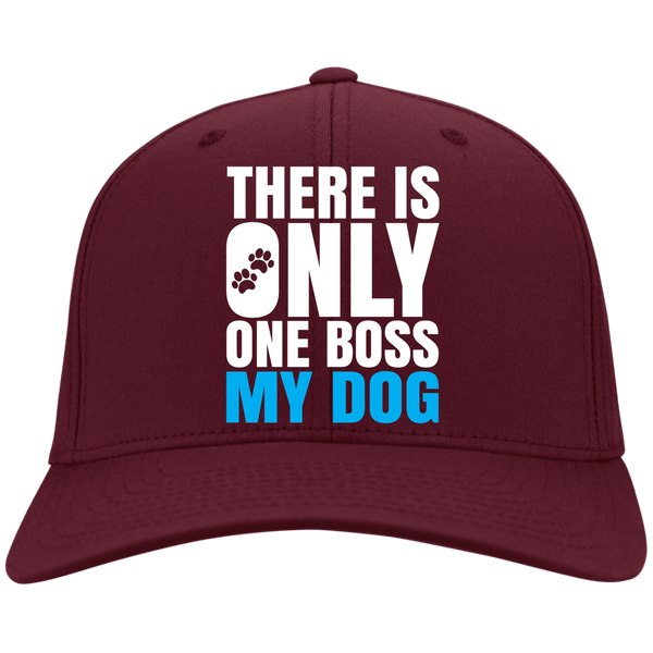 DOG IS BOSS Sport-Tek Dry Zone Nylon Cap - EMBROIDERED Design