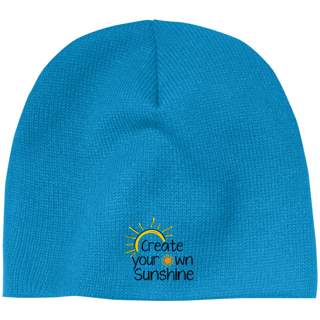 EMBROIDERED SUNSHINE 100% Acrylic Beanie