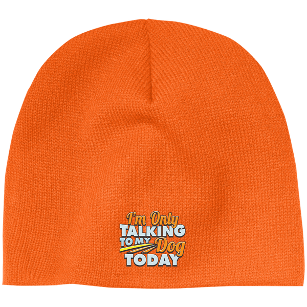 TALK TO MY DOG 100% Acrylic Beanie