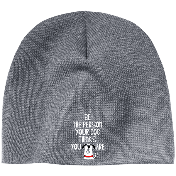 BE THE PERSON 100% Acrylic Beanie - EMBROIDERED Design