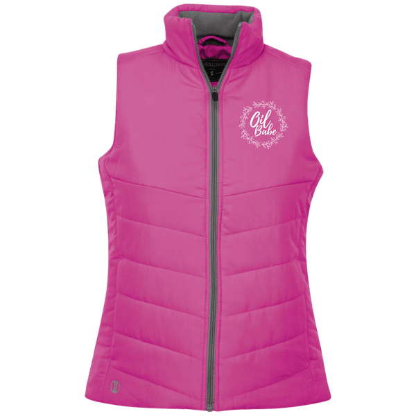 EMBROIDERED OIL BABE Holloway Ladies' Quilted Vest