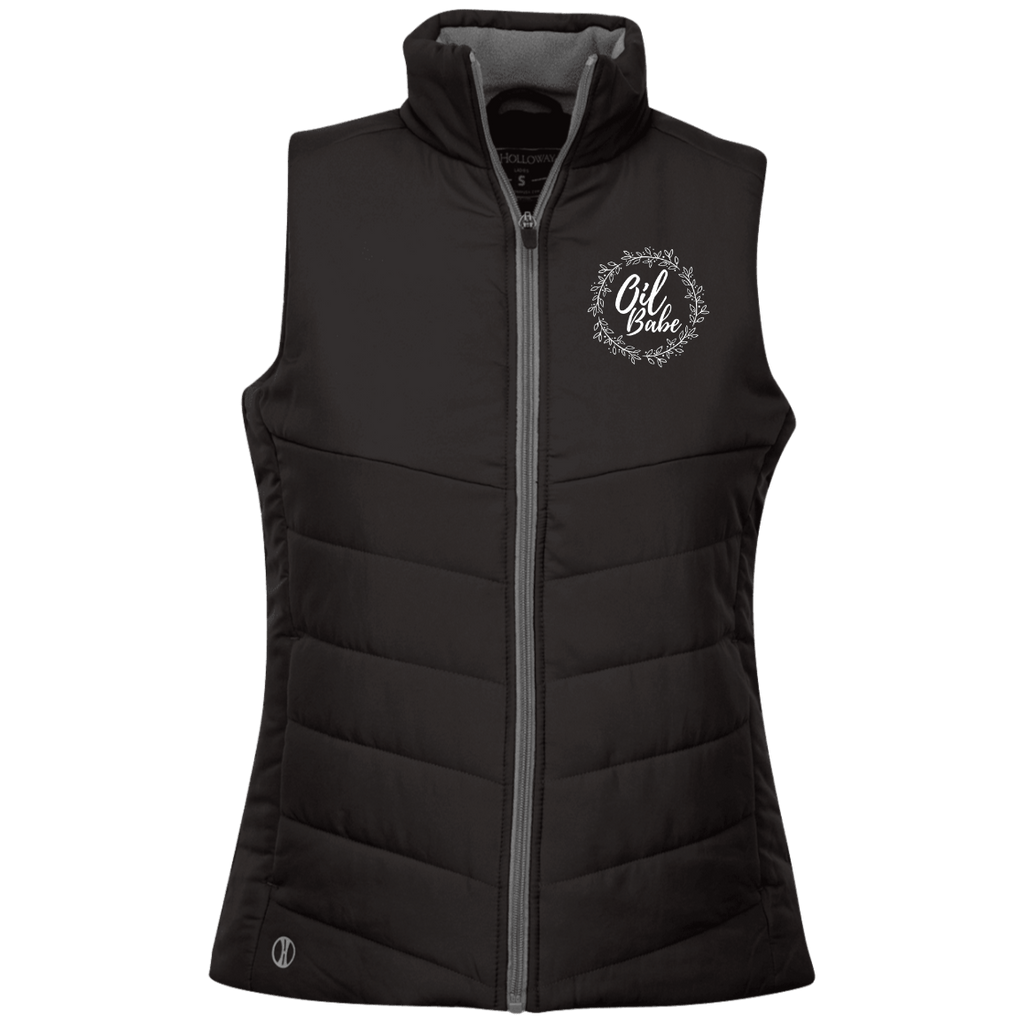 EMBROIDERED OIL BABE Holloway Ladies' Quilted Vest