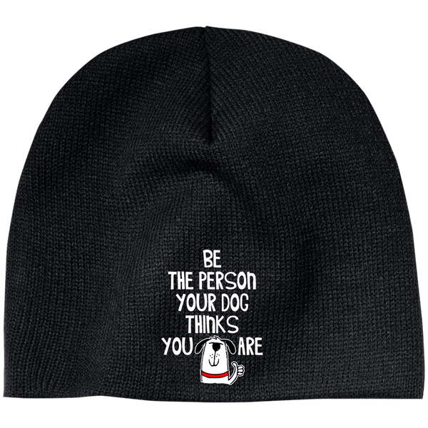 BE THE PERSON 100% Acrylic Beanie - EMBROIDERED Design