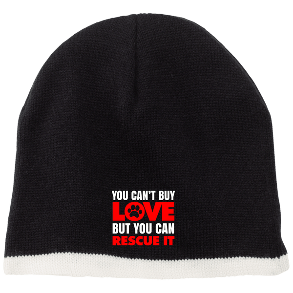 RESCUE 100% Acrylic Beanie - EMBROIDERED Design