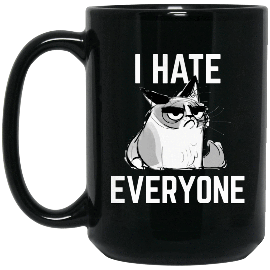 HUMBUG Black Mug - BIG 15 oz. size