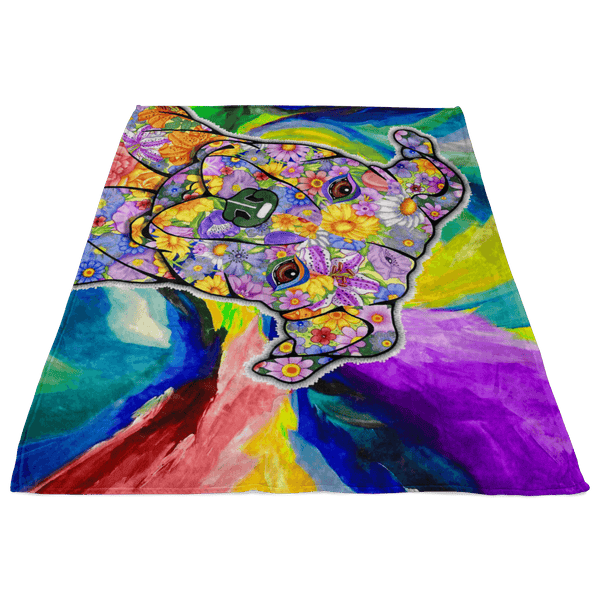 FABULOUS PIT BULL FLEECE BLANKET