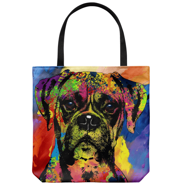 GORGEOUS POP ART BOXER CANVAS TOTE - NEW BIGGER SIZE