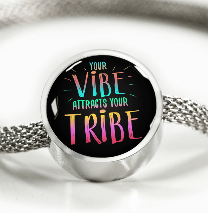 GORGEOUS STAINLESS STEEL "YOUR VIBE" BRACELET
