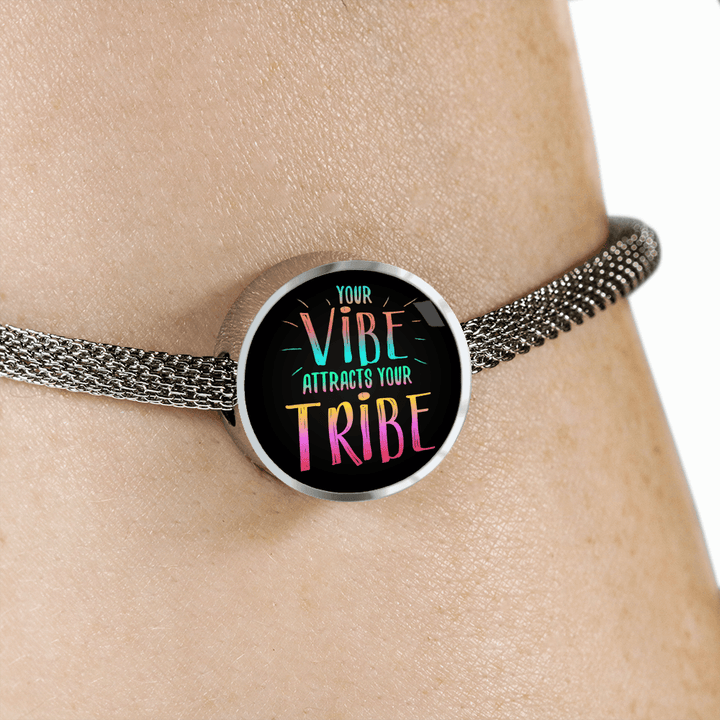 GORGEOUS STAINLESS STEEL "YOUR VIBE" BRACELET