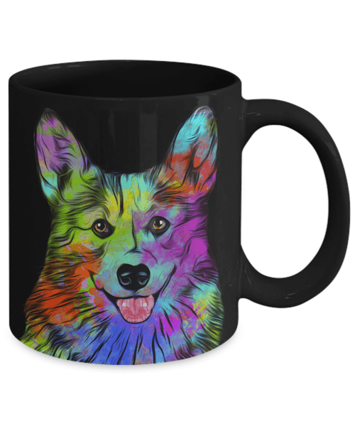 GORGEOUS POP ART CORGI - DESIGN ON BOTH SIDES