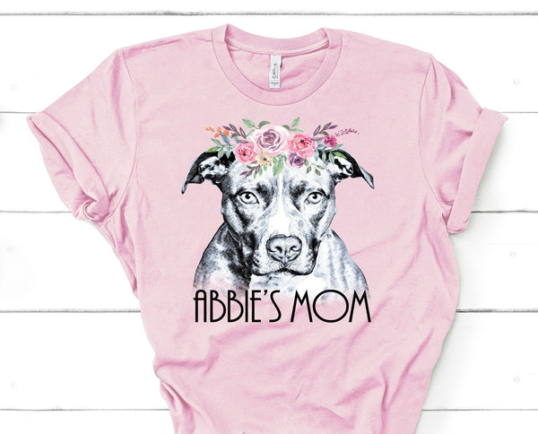 BEAUTIFUL BOHO PIT BULL TEES - UP TO 4XL - 4 COLORS - PERSONALIZATION INSTRUCTIONS BELOW