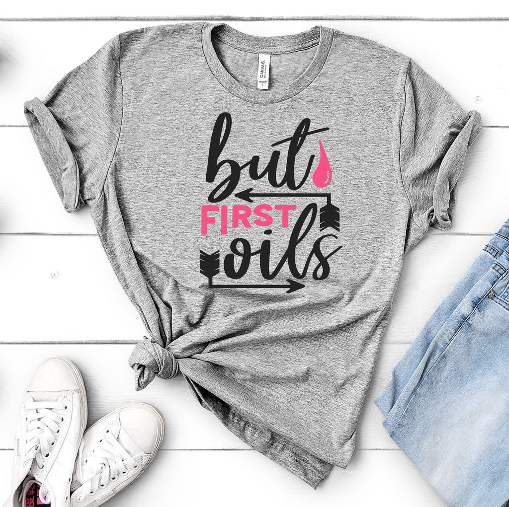 FUN OILS FIRST UNISEX TEES - UP TO 4XL - BEAUTIFUL HEATHER COLORS