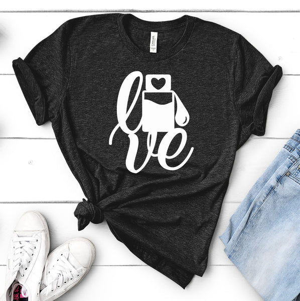 FUN LOVE EO UNISEX TEES - UP TO 4XL - BEAUTIFUL HEATHER COLORS