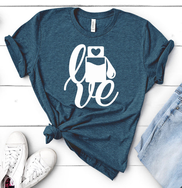 FUN LOVE EO UNISEX TEES - UP TO 4XL - BEAUTIFUL HEATHER COLORS