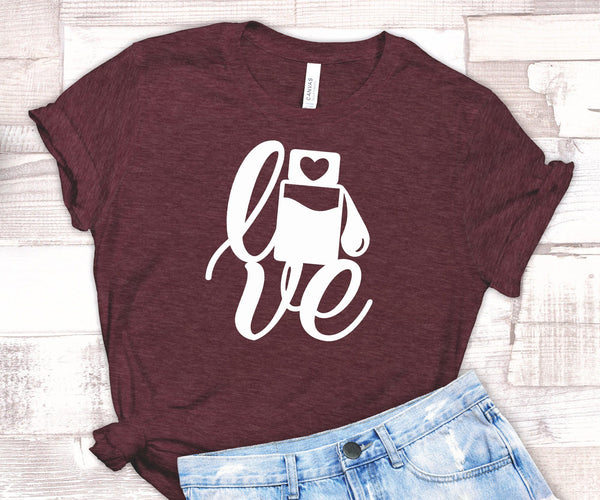 FUN LOVE EO UNISEX TEES - UP TO 4XL - BEAUTIFUL HEATHER COLORS
