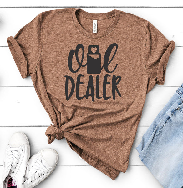 FUN OIL DEALER UNISEX TEES - UP TO 4XL - BEAUTIFUL HEATHER COLORS