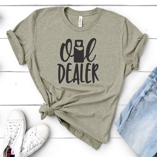 FUN OIL DEALER UNISEX TEES - UP TO 4XL - BEAUTIFUL HEATHER COLORS