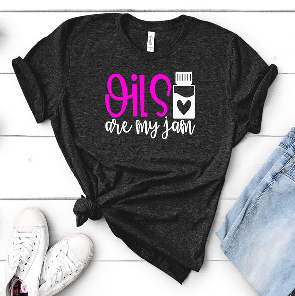 FUN OIL IS MY JAM UNISEX TEES - UP TO 4XL - BEAUTIFUL HEATHER COLORS