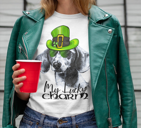 COOL LUCKY CHARM DOXIE BELLA CANVAS TEES - SIZES TO 4XL - 2 COLORS