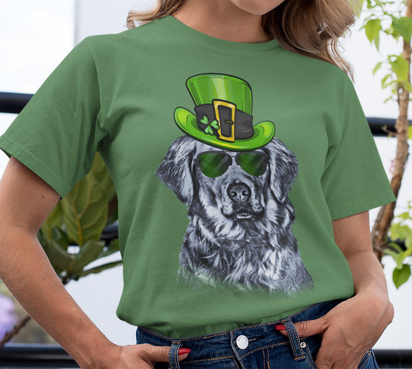ST. PADDY'S DAY GOLDEN RETRIEVER BELLA CANVAS TEES - SIZES TO 4XL - 4 COLORS TO CHOOSE FROM
