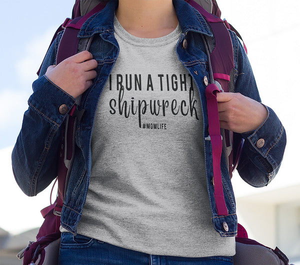 TIGHT SHIPWRECK TEE BELLA CANVAS SHIRT - SIZES TO 3XL