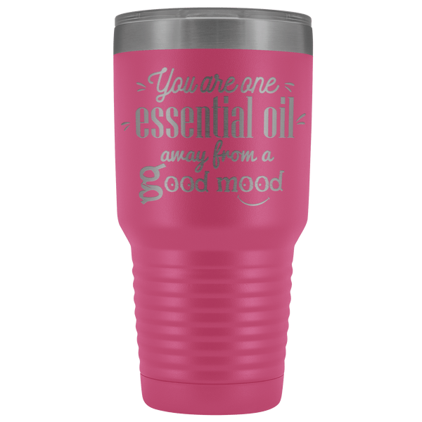 GOOD MOOD STAINLESS STEEL VACUUM TUMBLER - COMES IN 12 COLORS - HUGE 30 OZ. SIZE