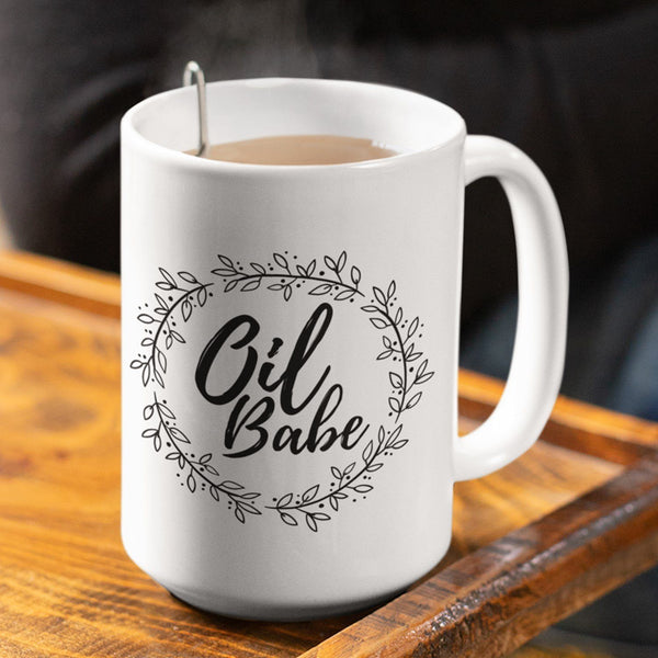 WONDERFUL PROVERBS 21:20 White Mug - BIG 15 oz. size