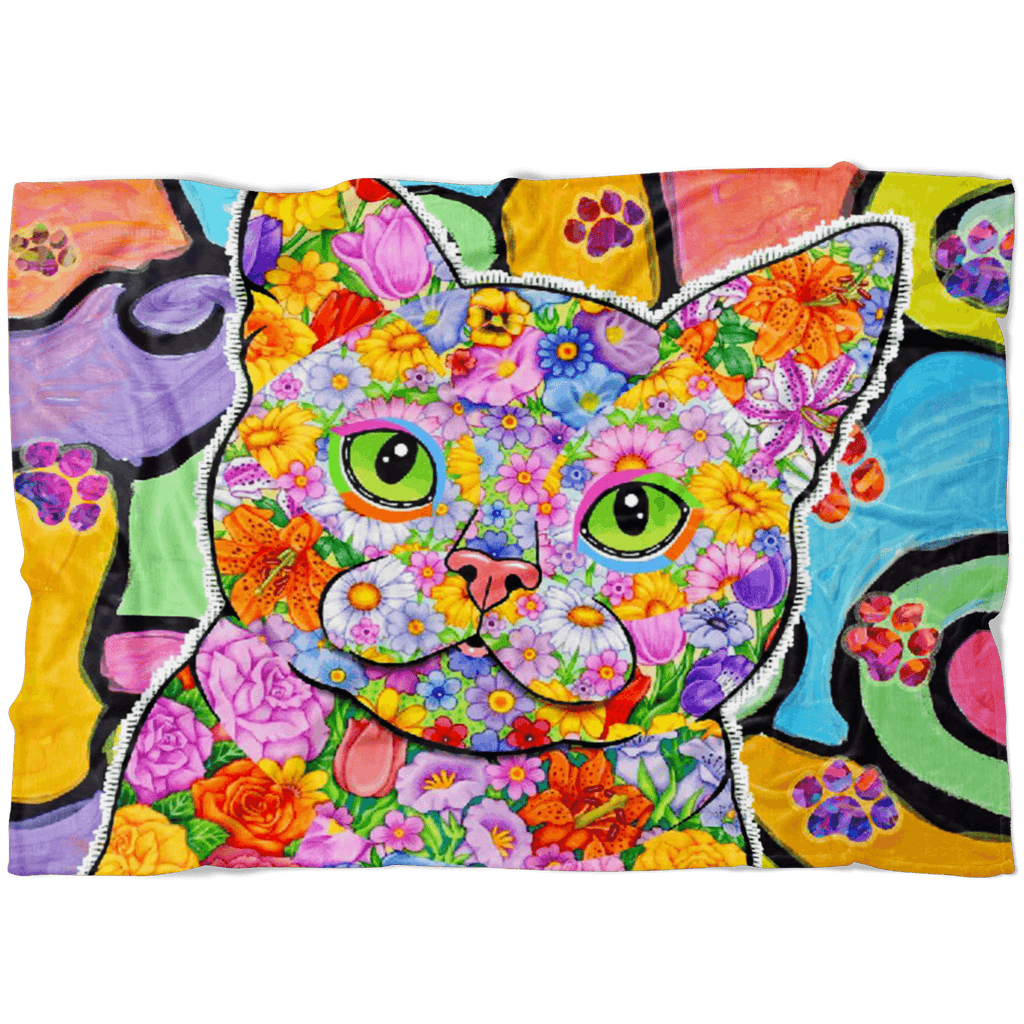 FABUOULS CAT FLEECE BLANKET