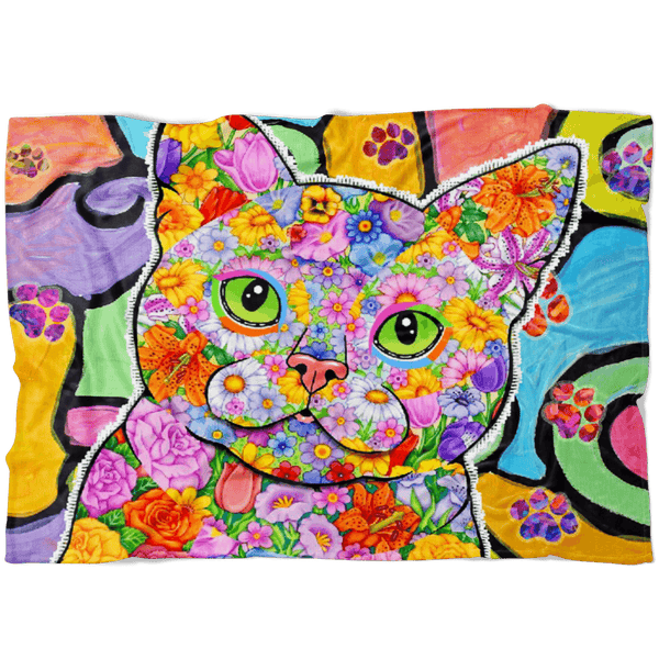 FABUOULS CAT FLEECE BLANKET