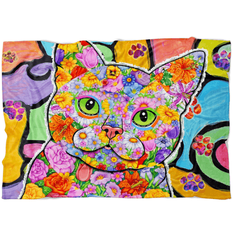 FABUOULS CAT FLEECE BLANKET