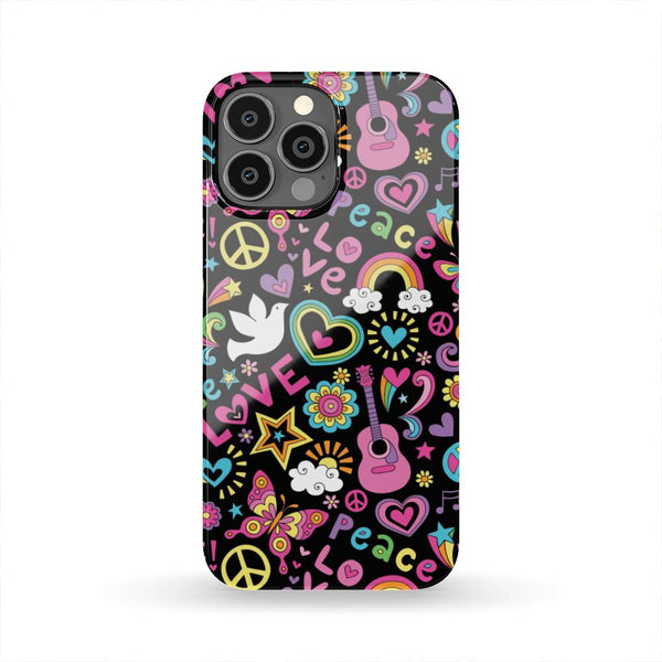 FUN HIPPIE VIBE PHONE CASE - 22 PHONE MODELS SUPPORTED!