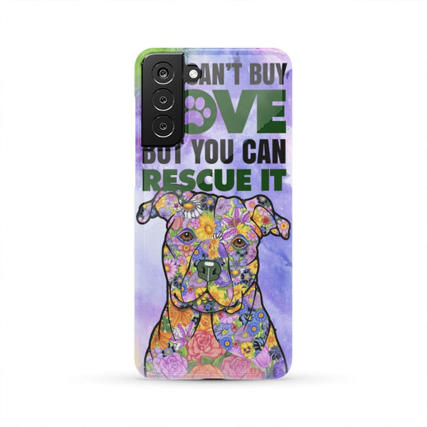 PIT BULL RESCUE HARD PHONE CASE, 28+ GALAXY & iPHONE MODELS!
