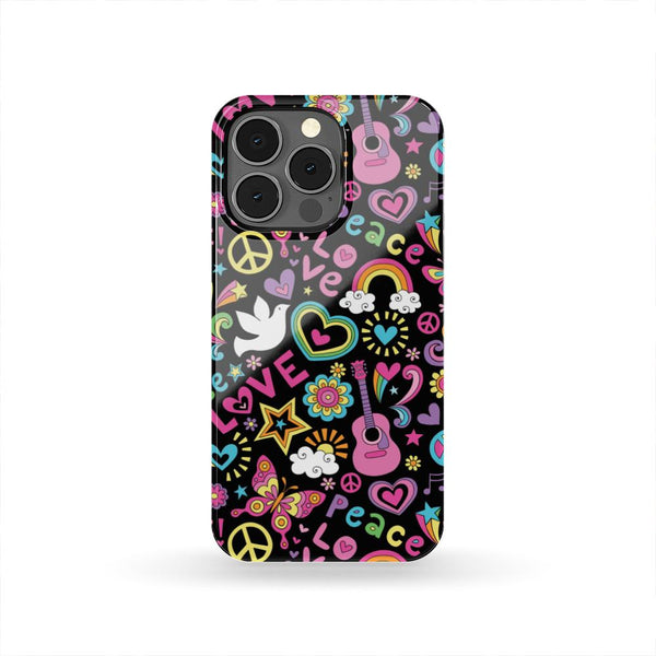 FUN HIPPIE VIBE PHONE CASE - 22 PHONE MODELS SUPPORTED!